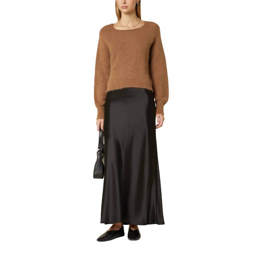 NEW OUI knit pullover sweater in camel